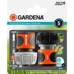 GARDENA Schlauchverbinder Satz 19mm (3/4"), Schlauchstück