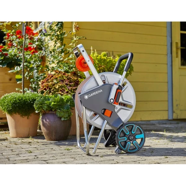 GARDENA Schlauchwagen CleverRoll M Easy Metall Set – Bild 7