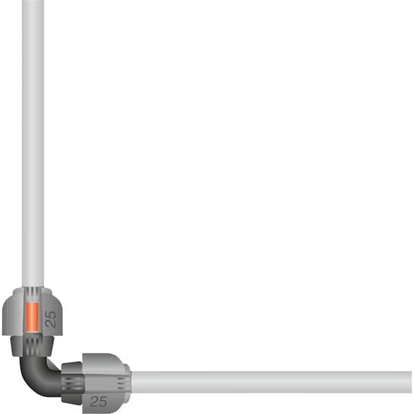 GARDENA Sprinklersystem L-Stück 25mm, Verbindung – Bild 2