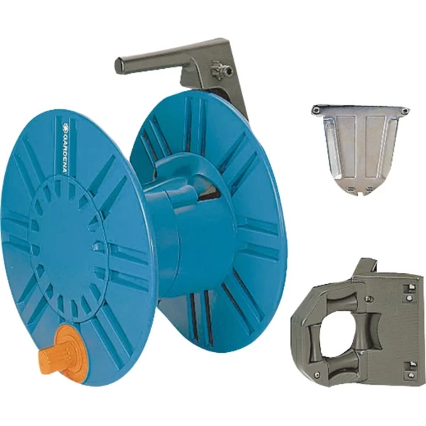 GARDENA Wand-Schlauchtrommel 60 Mit Schlauchführungsrolle Classic